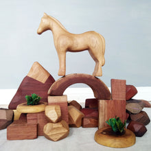 Load image into Gallery viewer, WOODEN PONY - NATURAL
